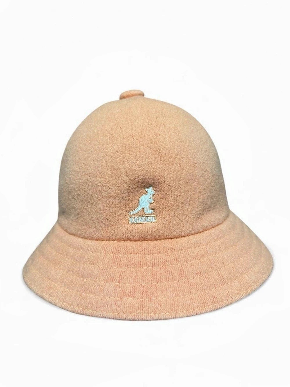 Kangol Bermuda Casual Wool Blend Bucket Hat in Orange Size Medium NWT